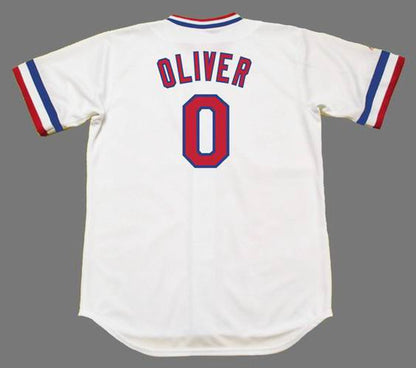 Al Oliver Texas Rangers 1981 Baseball jersey retro stitched fan gear RTJ01961