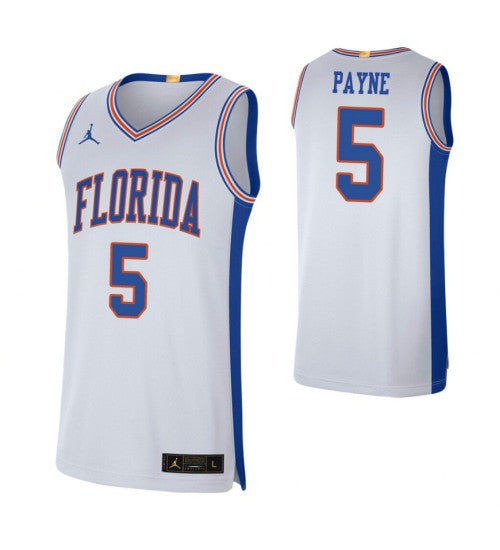 Florida Gators 5 Omar Payne White College Basketball Jersey retro stitched fan jersey RTJ11342 image 1