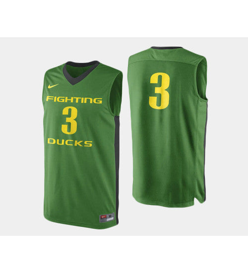 Oregon Ducks 3 Joe Young Green Road College Basketball Jersey retro stitched fan jersey RTJ2602 image 1