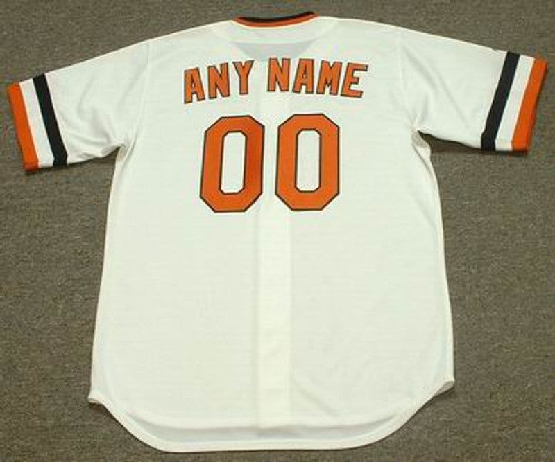 BO BO 1980s Home Throwback Custom Stitched Jersey, Vintage Baseball Jersey, Retro Sewn Jersey