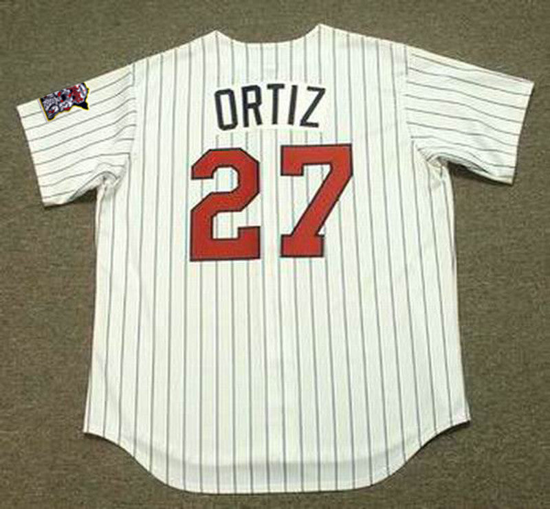 David Ortiz Minnesota Twins 2002 Baseball jersey retro stitched fan gear RTJ01214