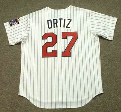David Ortiz Minnesota Twins 2002 Baseball jersey retro stitched fan gear RTJ01214