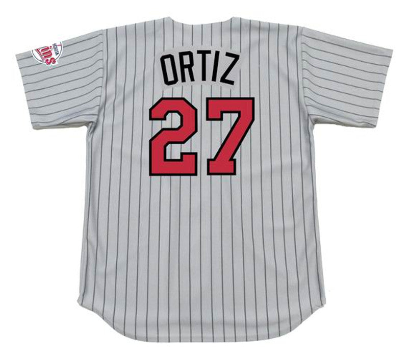 David Ortiz Minnesota Twins 2002 Baseball jersey retro stitched fan gear RTJ01215