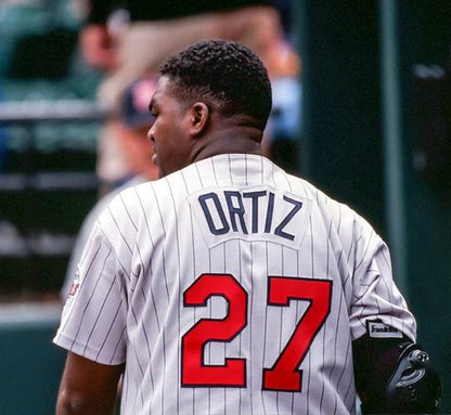 David Ortiz Minnesota Twins 2002 Baseball jersey retro stitched fan gear RTJ01215