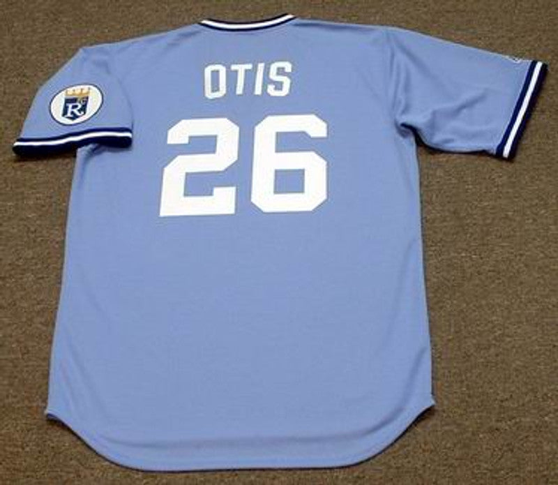 Amos Otis Kansas City Royals 1980 Baseball jersey retro stitched fan gear RTJ01930