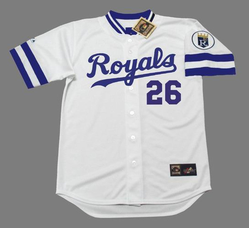 Amos Otis Kansas City Royals 1983 Baseball jersey retro stitched fan gear RTJ01929
