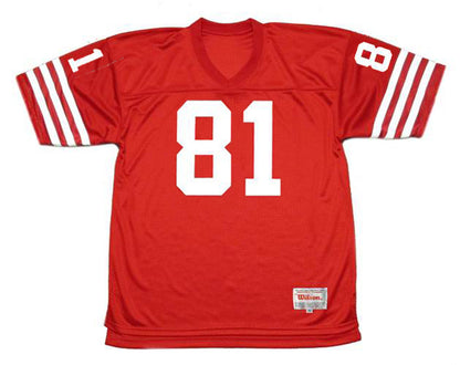 San Francisco 49ers Terrell Owens 2002 Home Throwback Football Jersey product image