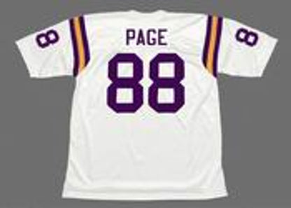 Minnesota Vikings Alan Page 1975 Away Throwback Football Jersey product image