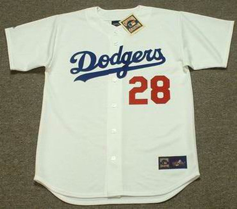 WP LAD 1960s Cooperstown Throwback Home Stitched Jersey, Vintage Baseball Jersey, Retro Sewn Jersey