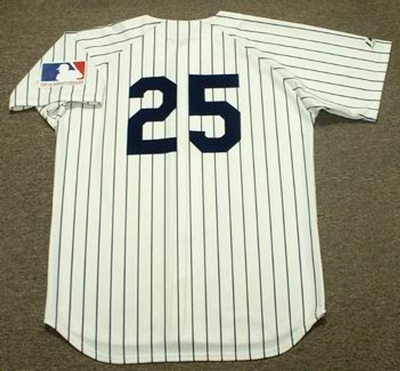 JP NYY 1969 Cooperstown Home Stitched Jersey, Vintage Baseball Jersey, Retro Sewn Jersey
