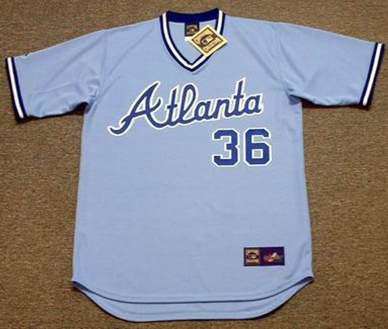 Gaylord Perry Atlanta Braves 1981 Baseball jersey retro stitched fan gear RTJ00876