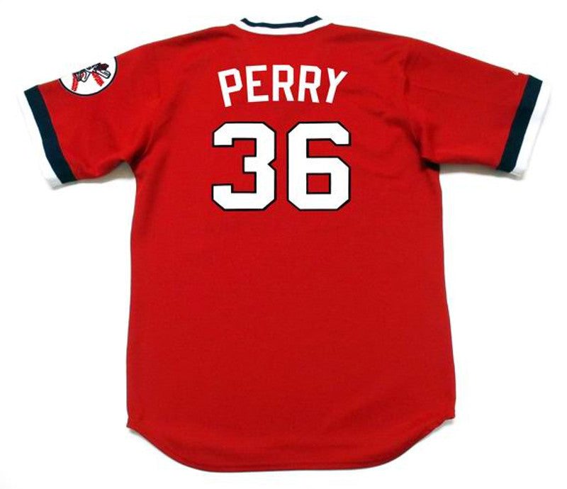 Gaylord Perry Cleveland Indians 1975 Baseball jersey retro stitched fan gear RTJ00874
