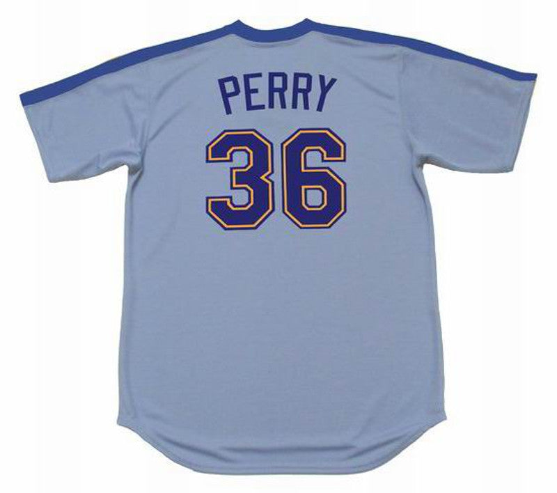GP SM 1982 Cooperstown Away Baseball Stitched Jersey, Vintage Baseball Jersey, Retro Sewn Jersey