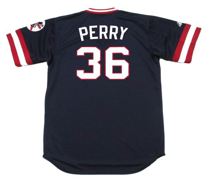 Gaylord Perry Cleveland Indians 1975 Baseball jersey retro stitched fan gear RTJ00875