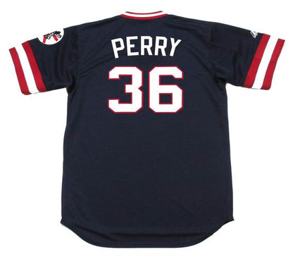 Gaylord Perry Cleveland Indians 1975 Baseball jersey retro stitched fan gear RTJ00875