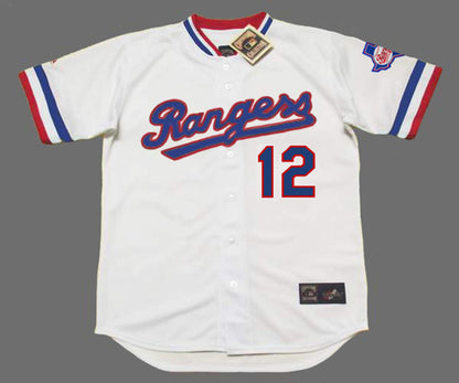 Geno Petralli Texas Rangers 1985 Baseball jersey retro stitched fan gear RTJ00852