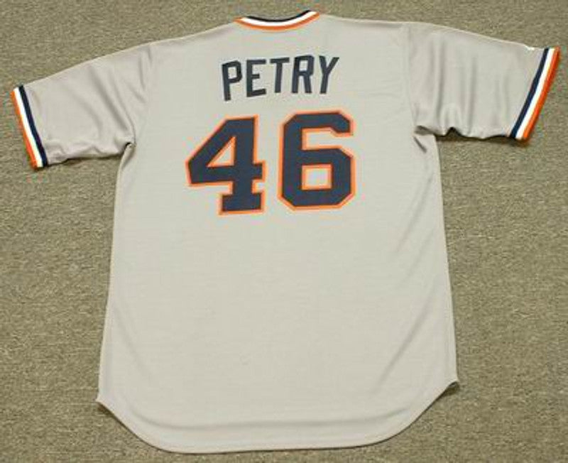 Dan Petry Detroit Tigers 1984 Baseball jersey retro stitched fan gear RTJ01321