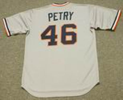 Dan Petry Detroit Tigers 1984 Baseball jersey retro stitched fan gear RTJ01321