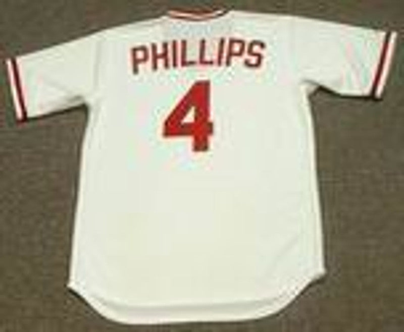 On Phillips Cincinnati Reds 1970s Baseball jersey retro stitched fan gear RTJ01632