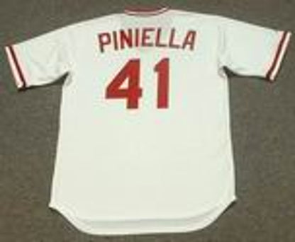 Lou Piniella Cincinnati Reds 1990 Baseball jersey retro stitched fan gear RTJ00093
