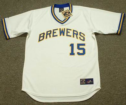 Cecil Cooper Milwaukee Brewers 1977 Baseball jersey retro stitched fan gear RTJ01513
