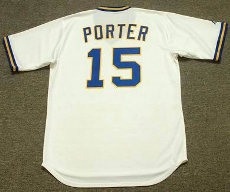 Darrell Porter Milwaukee Brewers 1975 Baseball jersey retro stitched fan gear RTJ01302