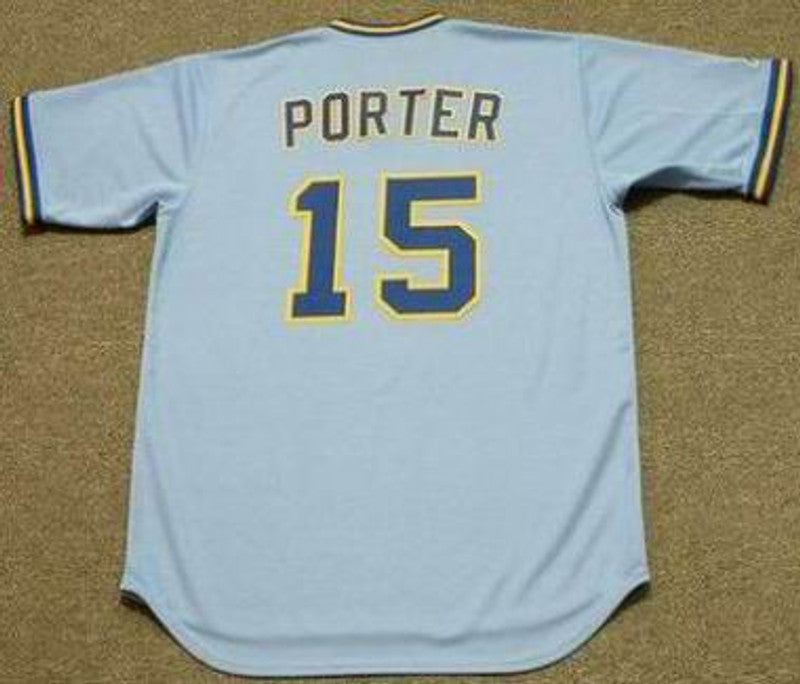 Darrell Porter Milwaukee Brewers 1975 Baseball jersey retro stitched fan gear RTJ01303