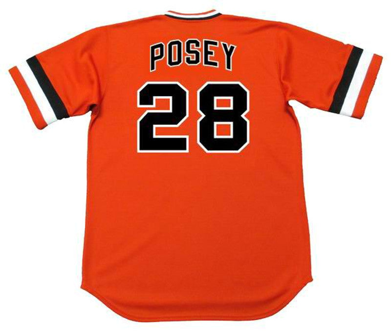 Buster Posey San Francisco Giants 1970s Baseball jersey retro stitched fan gear RTJ01574