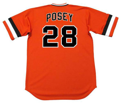 Buster Posey San Francisco Giants 1970s Baseball jersey retro stitched fan gear RTJ01574