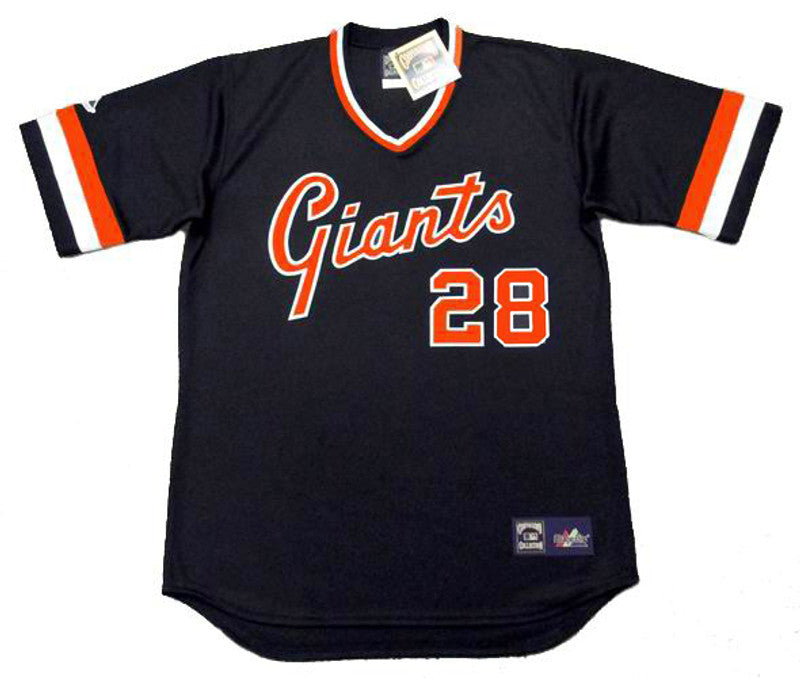 BP SFG 1980s Cooperstown Away Baseball Stitched Jersey, Vintage Baseball Jersey, Retro Sewn Jersey