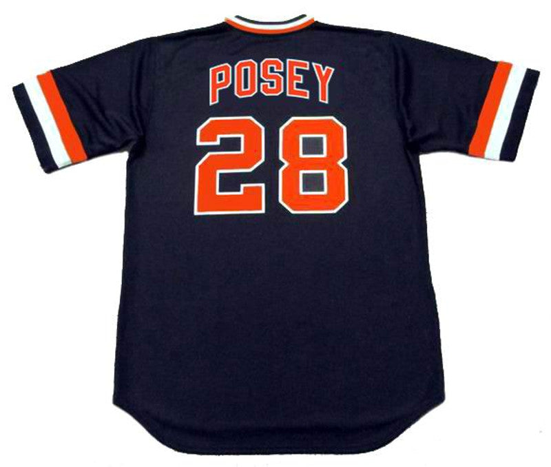 BP SFG 1980s Cooperstown Away Baseball Stitched Jersey, Vintage Baseball Jersey, Retro Sewn Jersey
