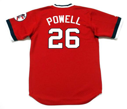 Boog Powell Cleveland Indians 1975 Baseball jersey retro stitched fan gear RTJ01654