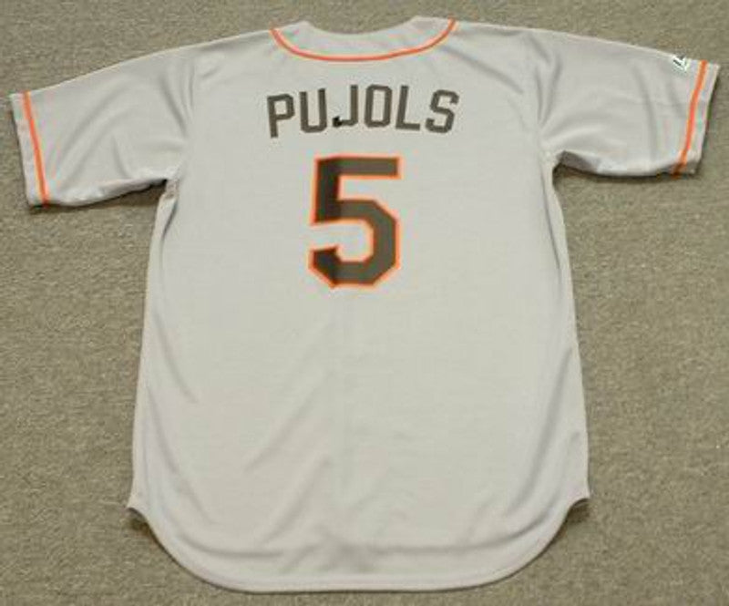 Albert Pujols St. Louis Browns 1950s Baseball jersey retro stitched fan gear RTJ01948
