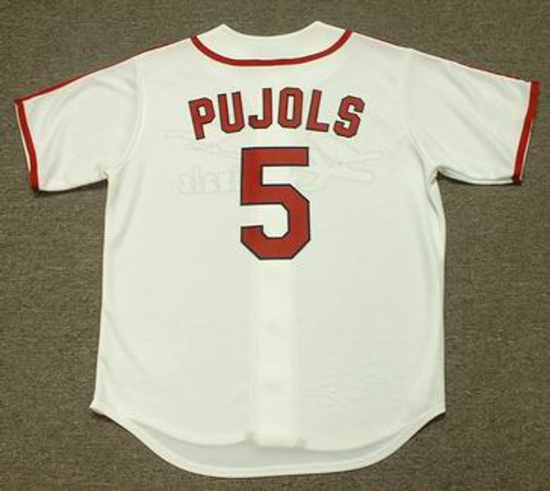 Albert Pujols St. Louis Cardinals 1940s Baseball jersey retro stitched fan gear RTJ01947
