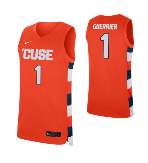 Syracuse Orange 1 Quincy Guerrier Orange College Basketball Jersey retro stitched fan jersey RTJ2264 image 1