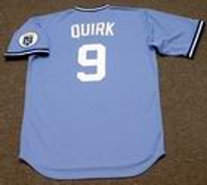 JQ KCR 1980 Cooperstown Throwback Baseball Stitched Jersey, Vintage Baseball Jersey, Retro Sewn Jersey