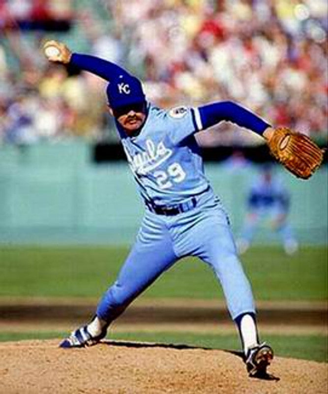 DQ KCR 1985 Away Throwback Baseball Stitched Jersey, Vintage Baseball Jersey, Retro Sewn Jersey