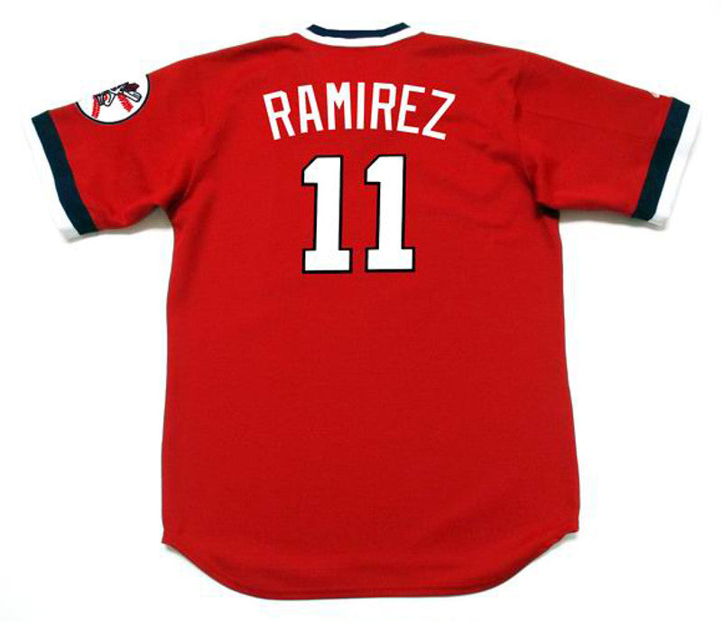 Jose Ramirez Cleveland Indians 1970s Baseball jersey retro stitched fan gear RTJ00336