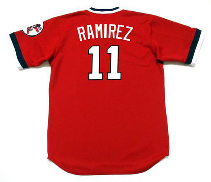 Jose Ramirez Cleveland Indians 1970s Baseball jersey retro stitched fan gear RTJ00336
