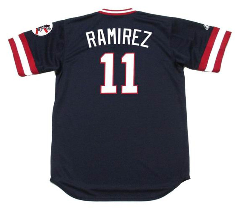 Jose Ramirez Cleveland Indians 1970s Baseball jersey retro stitched fan gear RTJ00337
