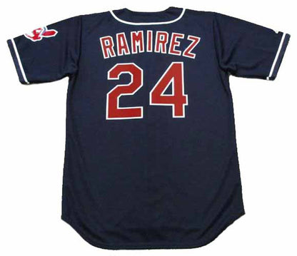 Manny Ramirez Cleveland Indians 1995 Baseball jersey retro stitched fan gear RTJ00064