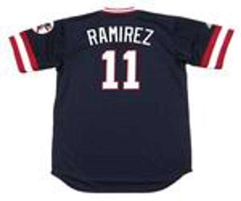 Jose Ramirez Cleveland Indians 1970s Baseball jersey retro stitched fan gear RTJ00337