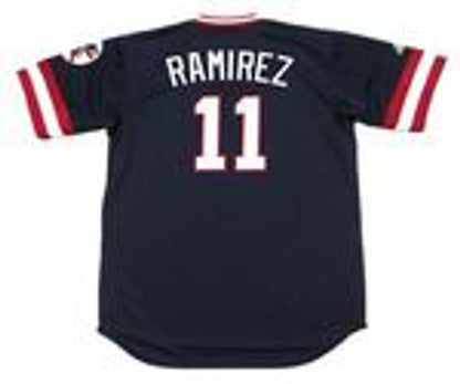 Jose Ramirez Cleveland Indians 1970s Baseball jersey retro stitched fan gear RTJ00337