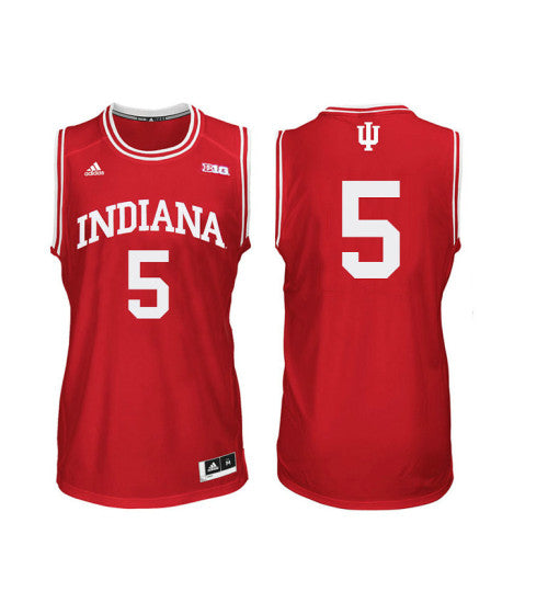 Indiana Hoosiers 5 Quentin Taylor College Basketball Jersey Red retro stitched fan jersey RTJ10849 image 1