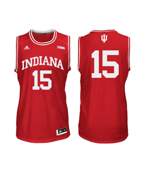 Indiana Hoosiers 15 Zach Mcroberts College Basketball Jersey Red retro stitched fan jersey RTJ5051 image 1