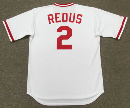 Gary Redus Cincinnati Reds 1983 Baseball jersey retro stitched fan gear RTJ00885