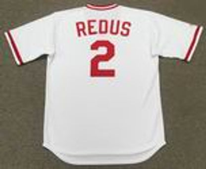 Gary Redus Cincinnati Reds 1983 Baseball jersey retro stitched fan gear RTJ00885