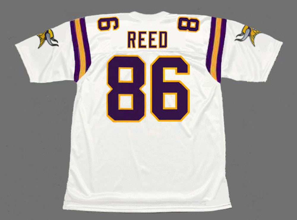 Minnesota Vikings Jake Reed 1996 Away Throwback Football Jersey product image