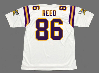 Minnesota Vikings Jake Reed 1996 Away Throwback Football Jersey product image