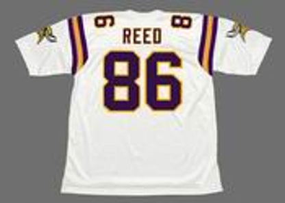 Minnesota Vikings Jake Reed 1996 Away Throwback Football Jersey product image